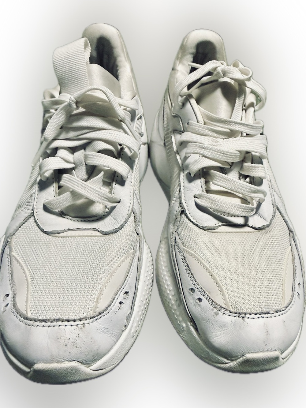 Puma Men's cream/white RS-X shoes size 11 - Picture 2 of 10
